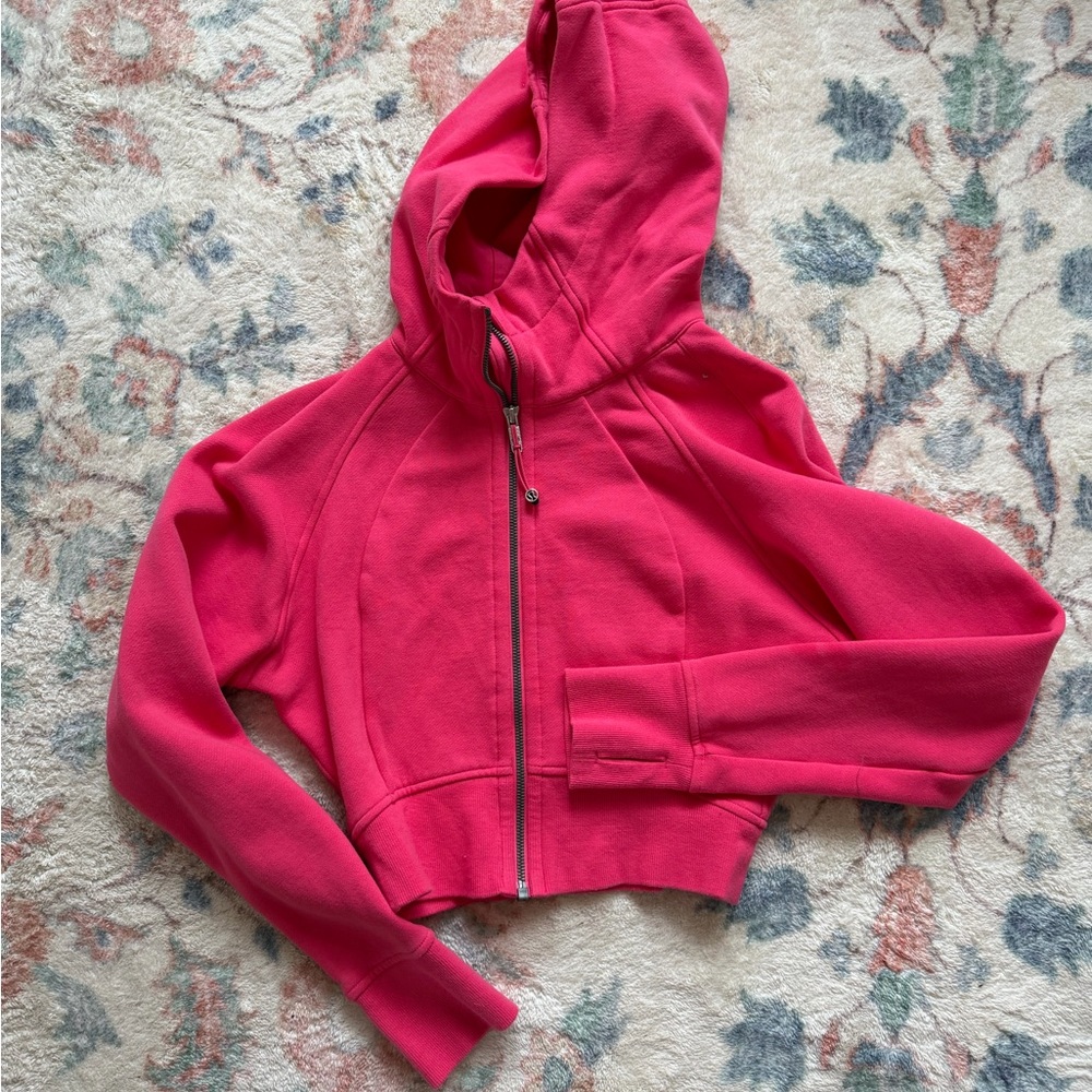Lululemon crop Zip-Up Hoodie